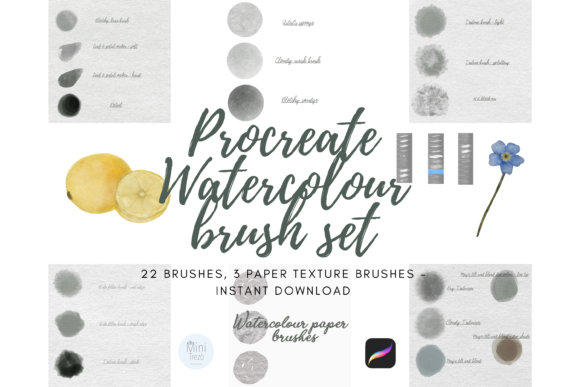 Download Procreate Watercolour Brushes - Colour Collection